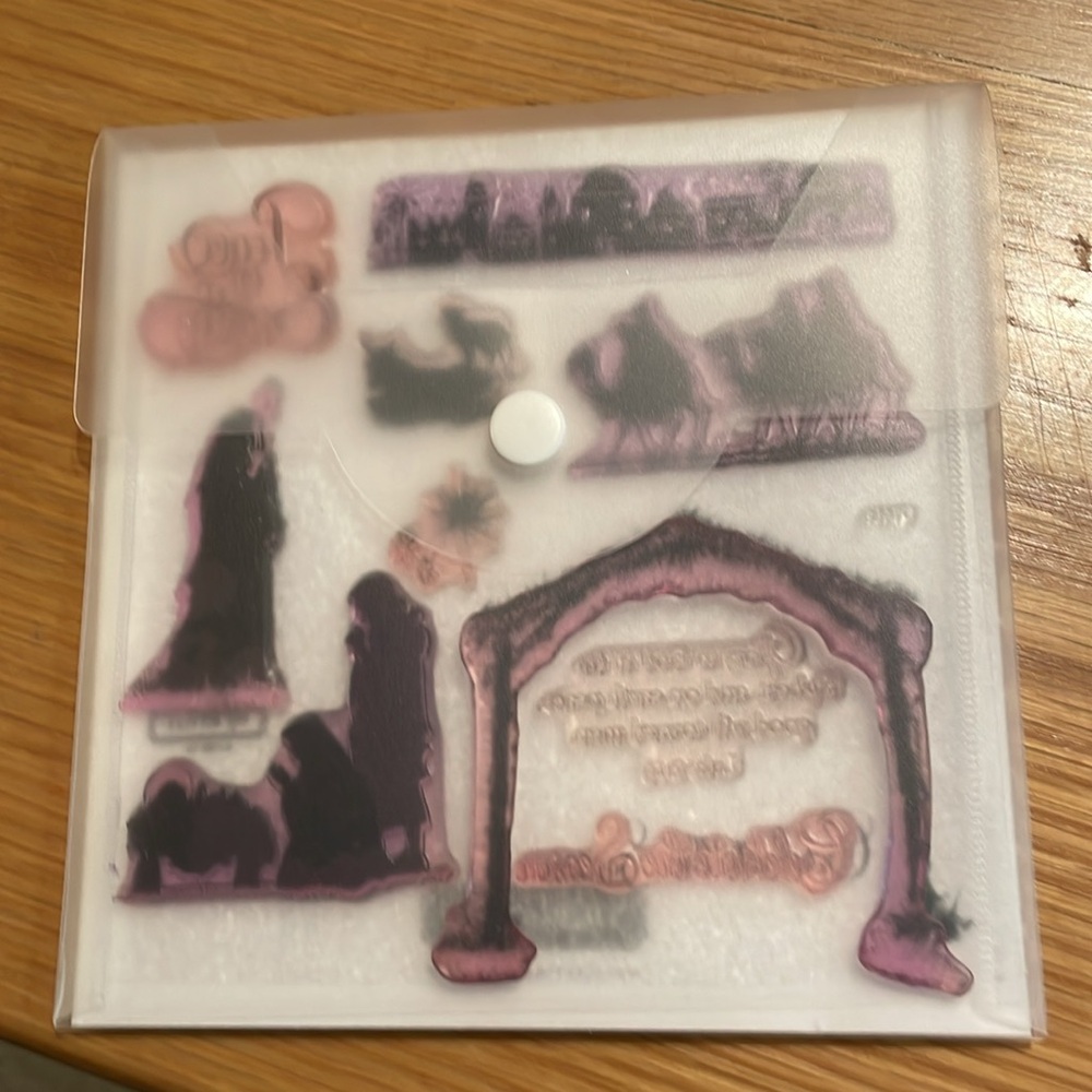 Close to my Heart decorative stamps. Set of 15 with the holders and tweezers. - Picture 2 of 16